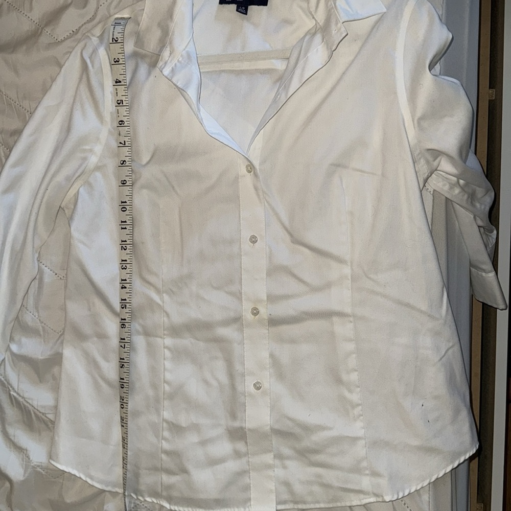 White button down blouse - Picture 6 of 6